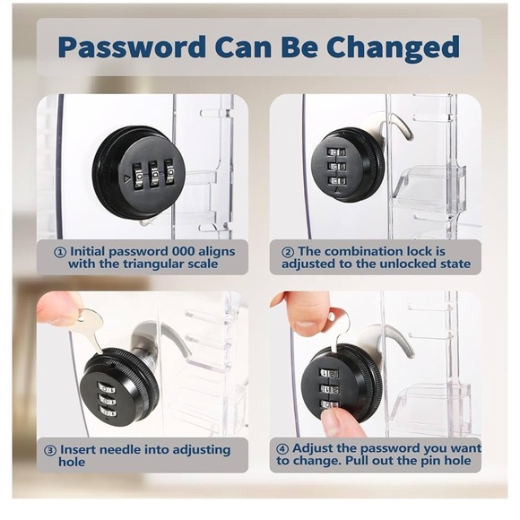 🆕 2 PCS Thermostat Lock Box with Combination Lock - Picture 4 of 14